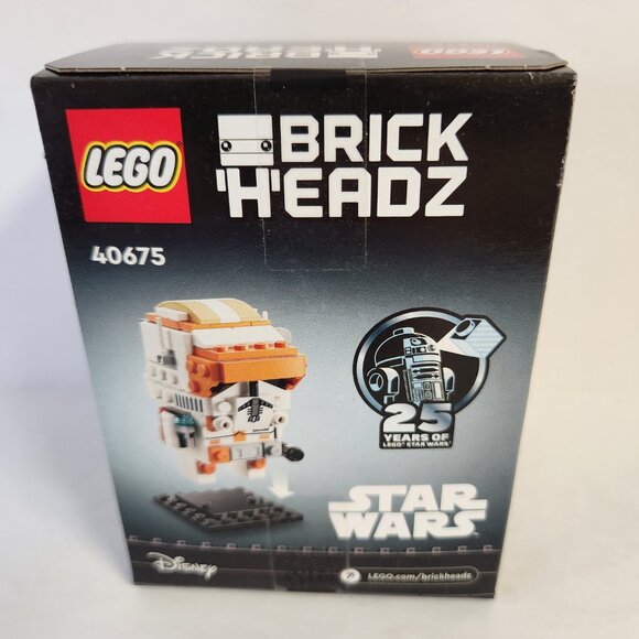 Lego BrickHeadz 40675 Clone Commander Cody 147 Pieces Star Wars 2024 New Sealed - Picture 3 of 6